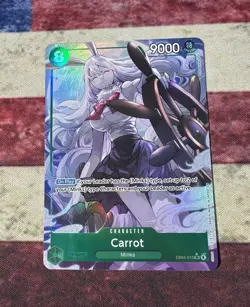 Carrot EB04-013 SR Alt Art The Azure Sea’s Seven One Piece Card Game English - Image 1