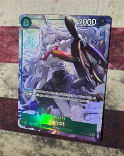 Carrot EB04-013 SR Alt Art The Azure Sea’s Seven One Piece Card Game English - Image 3