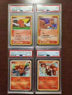 🔥🔥PSA 9 8 Vulpix Reverse Holo Lot Of 4 Pokemon Cards EX Emerald Japanese🔥🔥 - Image 1