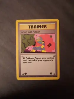 Pokemon Card TCG Goop Gas Attack 78/82 1st Edition Team Rocket - Image 4