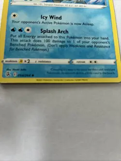 Pokemon Lapras Card No.131 HP 120 English Rapid Strike O54/264 New Never Played - Image 3