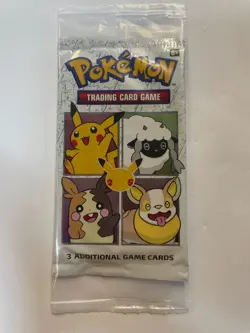 Pokemon TCG 25th Anniversary McDonald's Promo Pack Sealed 3 Card Pack Pikachu - Image 1