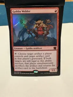 Goblin Welder Duel Decks: Elves vs. Inventors Foil. SMALL DING - Image 1
