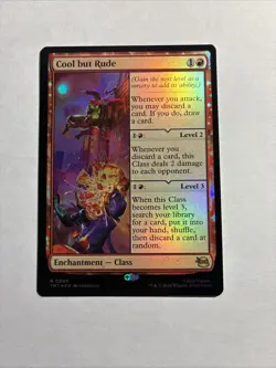Cool but Rude - Teenage Mutant Ninja Turtles Foil MTG Plus Bonus Rare!!! - Image 1