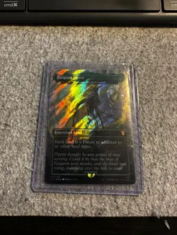 Fangorn Forest extended art surge foil NM LOTR MTG 407 - Image 1