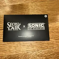 ** New Mtg Sonic Secret Lair Friends And Foes Foil Edition Sealed ** - Image 1
