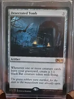 Desecrated Tomb Core Set 2019 MTG Regular Lightly Played - Image 3