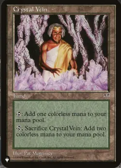 Magic The Gathering, Crystal Vein, Mirage, Regular, LP - Image 1
