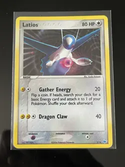 Pokemon Latios EX Trainer Kit 1 Blue 2/10 Reverse Holo Common 80 HP Basic - Image 1