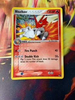 Blaziken 1/17 HP-DMG Holo Rare POP Series 1 2004 Pokemon TCG - Image 1