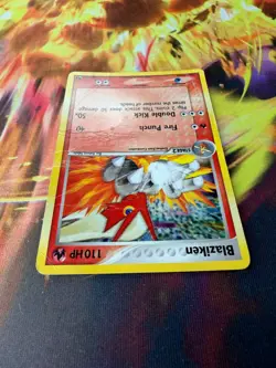 Blaziken 1/17 HP-DMG Holo Rare POP Series 1 2004 Pokemon TCG - Image 3