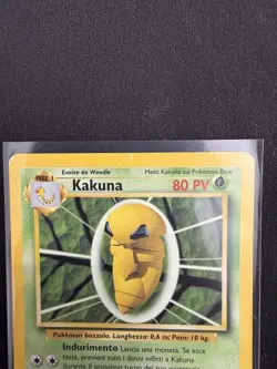 Vintage Pokemon Base Set Italian 4 Card Lot Kakuna Nidoran Pidgey Dratini MP-HP - Image 2