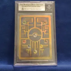 1999 POKEMON Lugias MOVIE ANCIENT MEW Holo BGS 8.5 Corrected Movie title tag - Image 3