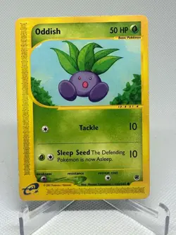 Pokemon TCG Oddish Expedition 122/165 Non-Holo Common WOTC SN2 - Image 1