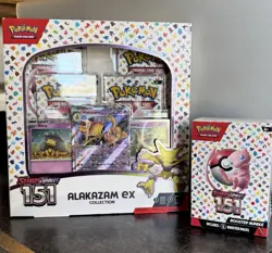Pokemon TCG Scarlet & Violet 151 Booster Bundle & Alakazam Ex Pack! - Image 1