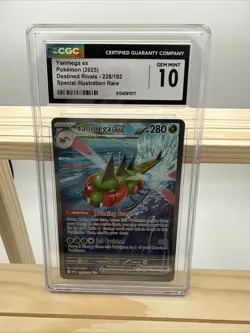 CGC Gem Mint 10 Yanmega ex 228/182 SIR Pokemon Destined Rivals DRI EN - Image 2