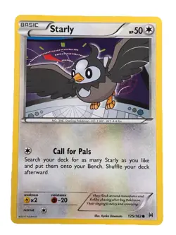 New: 2015 Pokemon TCG Starly 125 Breakthrough Regular Common - Image 1