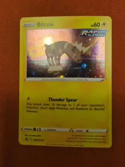 Pokemon TCG Blitzle SWSH173 - Black Star Promo - Cosmos Holo Double Swirl - Image 1