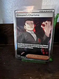Giovanni's Charisma 197/165 Full Art SR Pokemon TCG 151 English NM - Image 1