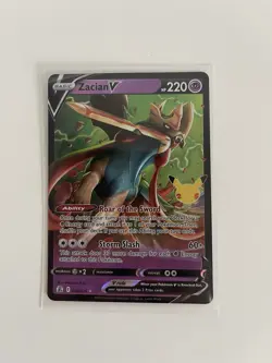Pokemon Pikachu Celebrations Bundle X3 Pikachu 005 Zacian V & Zamazenta V NM - Image 4