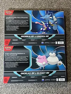 Pokemon TCG Greninja & Kingdra ex and Snorlax & Blissey ex Special Collection - Image 2