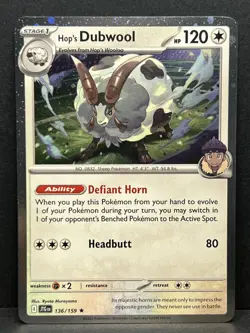 Hop's Dubwool 136/159 S&V Journey Together Cosmos Holo Promo Pokemon TCG - NM - Image 1