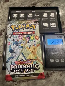 21.93g- Pokemon Prismatic Evolution Booster Pack -Possible SIRU - Image 1