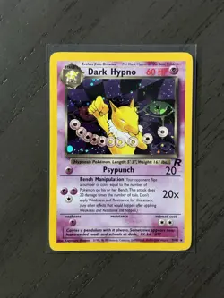 Pokemon Dark Hypno 9/82 Holo Team Rocket Unlimited - Image 1