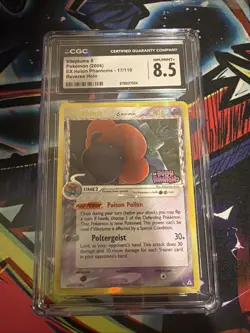 Pokemon Vileplume (Delta Species) 17/110 EX Holon Phantoms Reverse Holo CGC 8.5 - Image 1