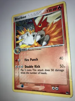 Pokemon TCG Blaziken Pop Rare Promo Holo 110 hp 1/17 Pokemon Promos Holo DMG - Image 4