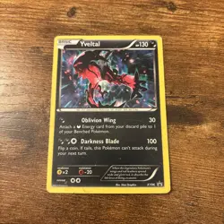 Pokemon TCG Yveltal XY06 XY Black Star Promo Holo Rare MP - Image 1