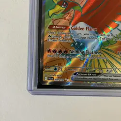 Pokemon TCG Ethan's Ho-Oh EX Ultra Rare Full Art Destined Rivals 209/182 - Image 2