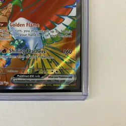 Pokemon TCG Ethan's Ho-Oh EX Ultra Rare Full Art Destined Rivals 209/182 - Image 3