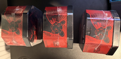 Pokemon TCG Set Of 3 Team Rocket Destined Rivals Tins - Image 4