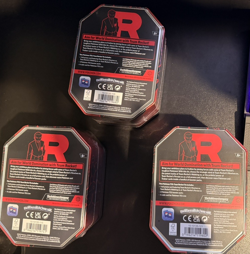Pokemon TCG Set Of 3 Team Rocket Destined Rivals Tins - Image 5