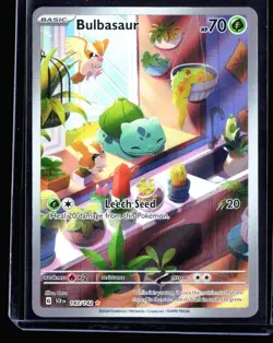 2024 Scarlet & Violet - Stellar Crown Bulbasaur #143 Illustration Rare Pokemon - Image 1