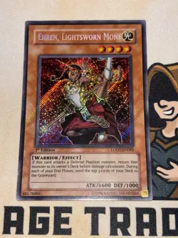 Ehren, Lightsworn Monk LODT-EN082 Secret Rare 1st Edition Yu-Gi-Oh! NM - Image 2