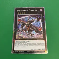 Yu-Gi-Oh: Evilswarm Ophion RA04-EN179 Platinum Secret Rare 1st Edition! NM - Image 1