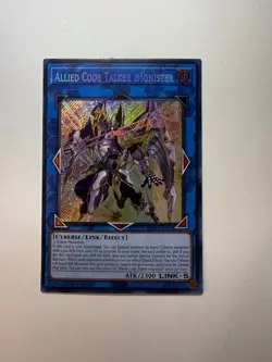 Yugioh - Allied Code Talker @Ignister - Secret - 1st - ALIN-EN051 - NM - Image 1