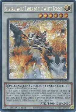 Yugioh! Silvera, Wolf Tamer of the White Forest - MP25-EN086 - Prismatic Secret - Image 1