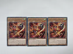 MZMU-EN030 Drill Armed Dragon x3 Rare 1st Edition YuGiOh Playset - Image 1