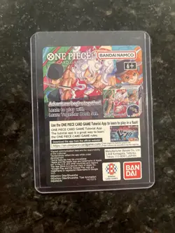 Bandai Namco One Piece CCG Monkey D. Luffy US Voyage Promo Foil Card P-055 - Image 2