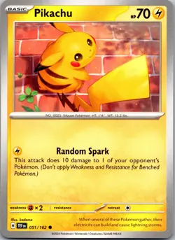 Pikachu (Pokemon Day 2026) Common Miscellaneous Cards & Products 051/162 NM - Image 1