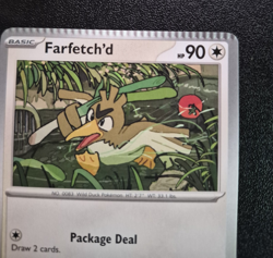 (Crimp Error) Farfetch'd 083/165 151 Pokemon TCG Card - Image 3