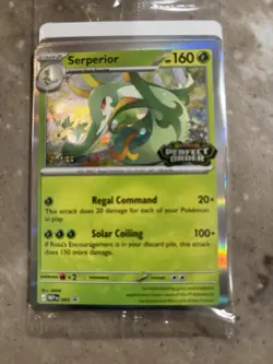 Perfect Order Prerelease Staff Promo 4 cards Sealed!!! - Image 1