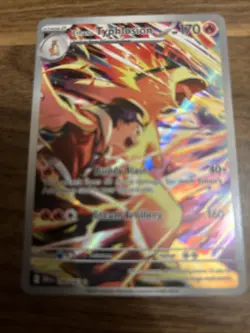 Pokemon TCG Ethan's Typhlosion Destined Rivals Illustration Rare Card 190/182 - Image 3