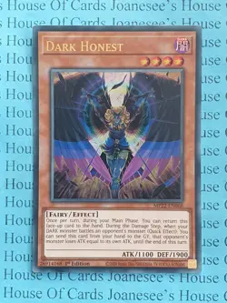 Dark Honest MP22-EN068 Ultra Rare Yu-Gi-Oh Card 1st Edition New - Image 1