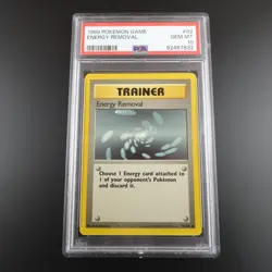 PSA 10 Energy Removal 92/102 Base Set 1999 Graded Pokemon Card - Image 1