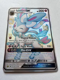 Hidden Fates Shiny Vault Sylveon GX Card SV76/SV94 NM Condition - Image 2