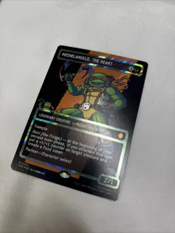 Michelangelo, the Heart (0092) (Borderless) (Surge Foil) Commander: TMNT - Image 2